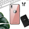 Funda de vidrio templado rosa